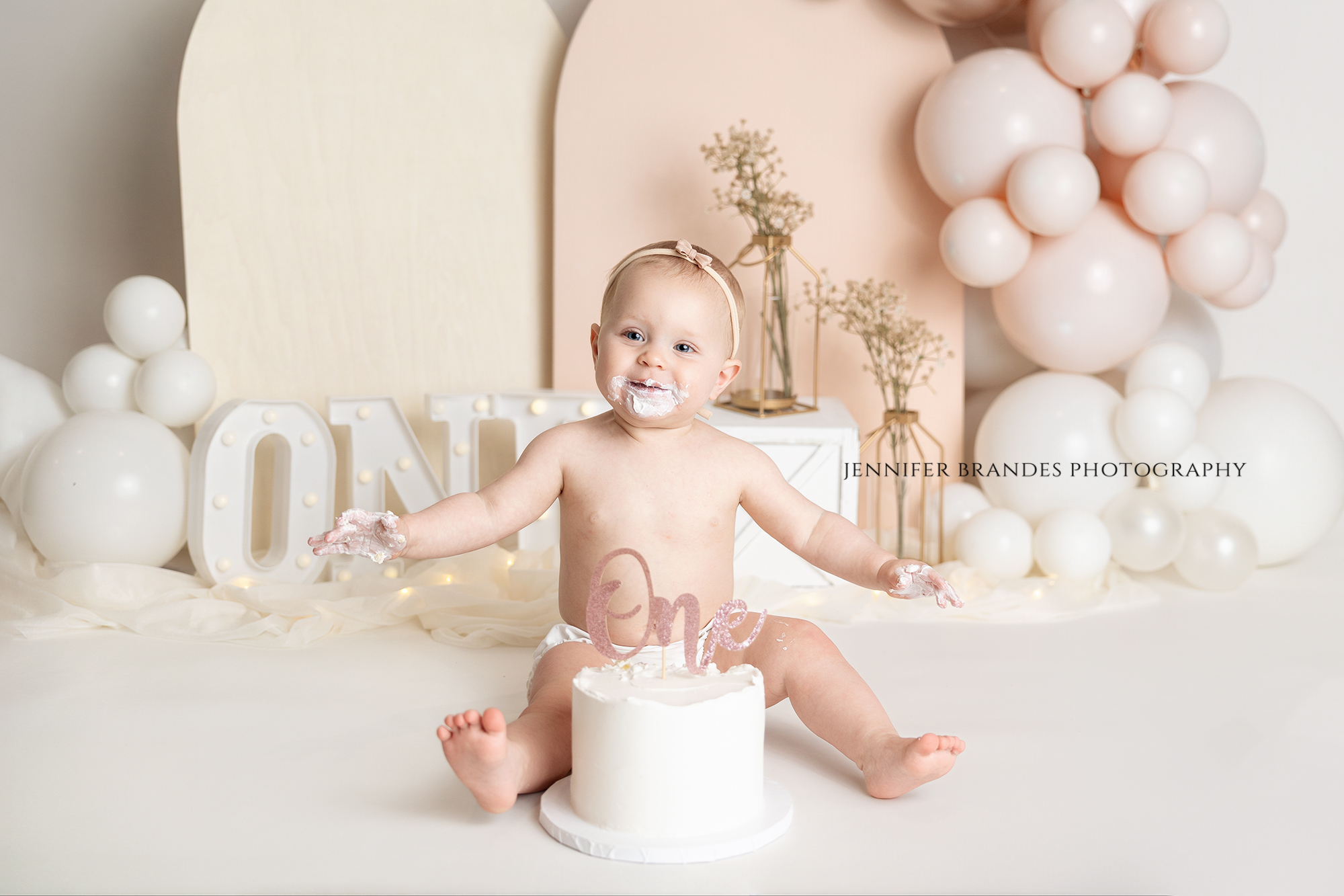 one year old baby milestone photography Southern Minnesota