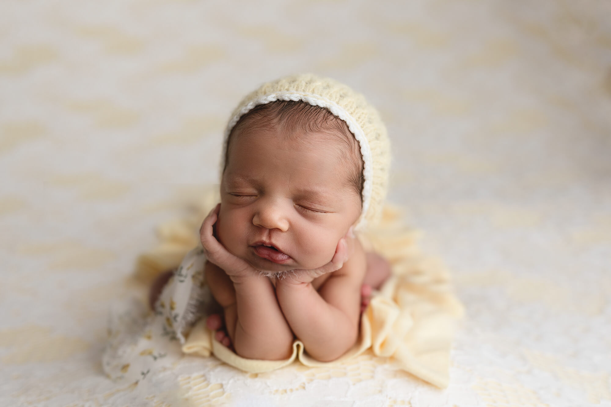 Newborn baby during a luxury studio session at Jennifer Brandes Photography — serving families from Shakopee, Jordan, Prior Lake, and the Twin Cities southwest corridor.